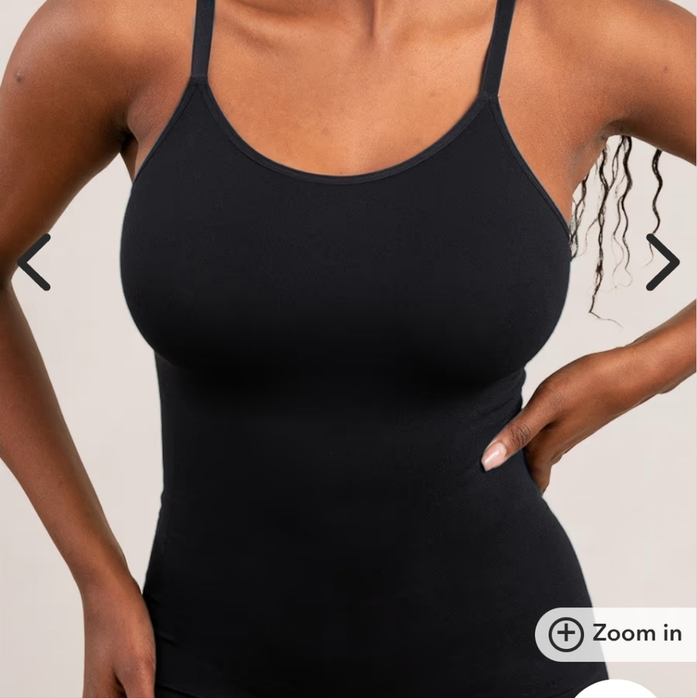 New SHAPERMINT Scoop Neck Shaper Cami S, M
